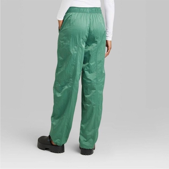 Wild Fable Green Women's High-Rise
Toggle Parachute Pants S - Picture 3 of 7